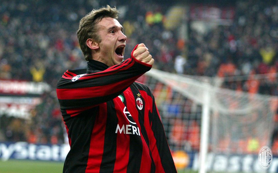 Andriy Shevchenko - AC Milan  Pemain sepak bola, Sepak bola, Olahraga