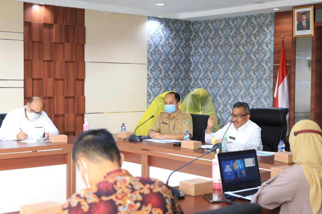 Dukung Pertumbuhan Investasi, Pemko Batam Gelar FGD RUPM Tahun 2021-2025. (hms)