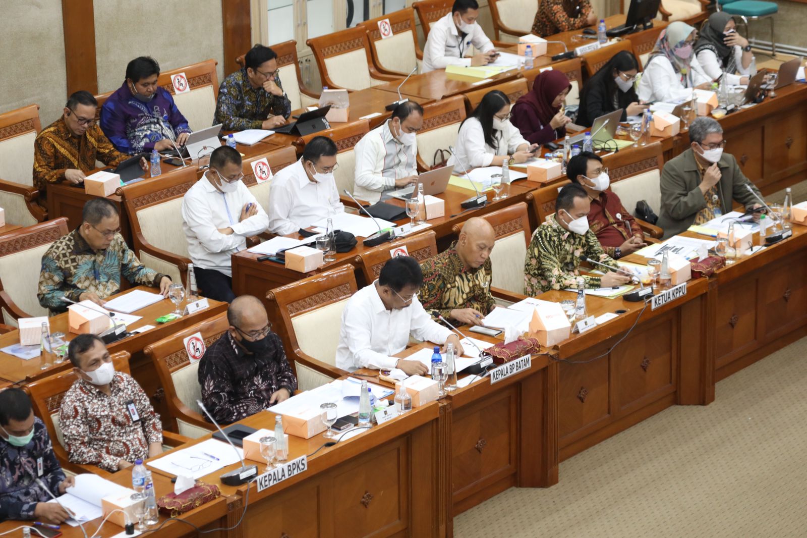 Komisi VI DPR RI Sahkan Anggaran Tahun 2023 BP Batam (Foto : hms)