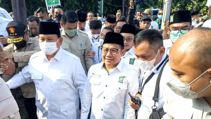 Daftar Pemilu 2024, Prabowo-Cak Imin Jalan Bareng ke KPU (Foto : int)