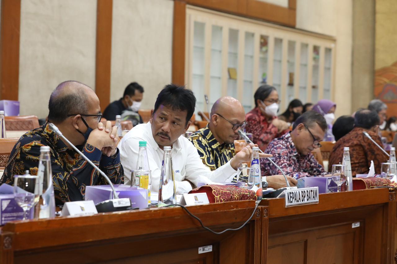 Komisi VI DPR RI Sahkan Pagu Anggaran BP Batam Tahun 2023 (foto : hms)