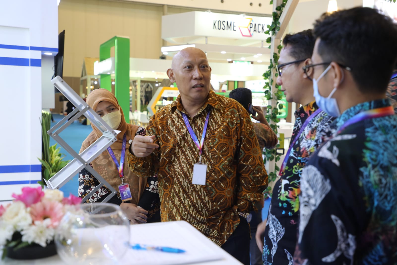 BP Batam ikut serta dalam pameran Trade Expo Indonesia (TEI) ke 37 tahun 2022 di Indonesia Convention Center (ICE) BSD, Jakarta, Rabu, (19/10/2022). (hms)