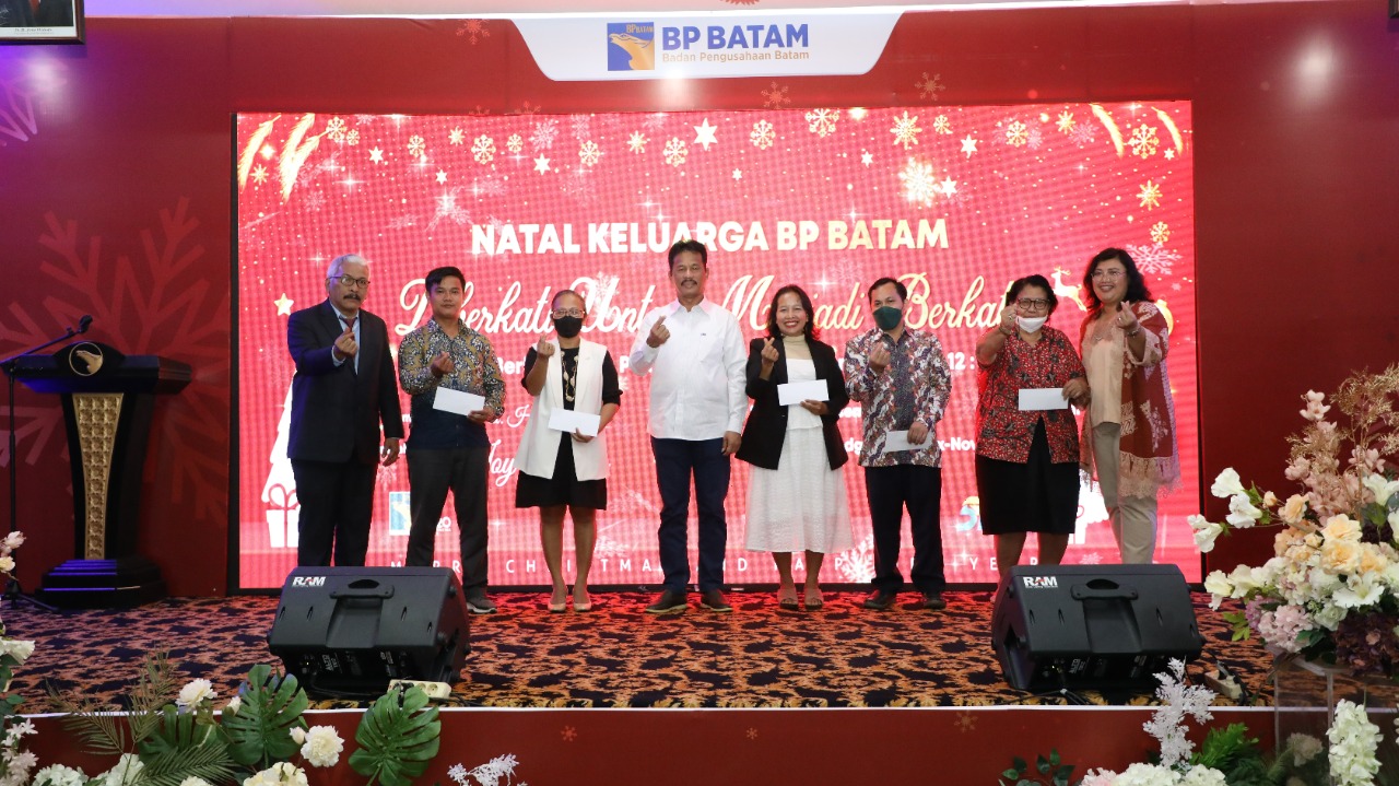 BP Batam menggelar Perayaan Natal Tahun 2022 yang dihadiri lebih dari 1.000 karyawan kristiani beserta keluarga, pada Sabtu (10/12/2022) di Hotel Travelodge Batam. (hms)