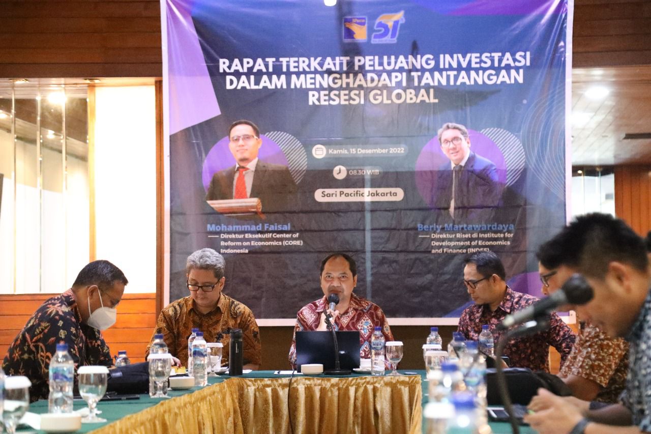 Badan Pengusahaan (BP) Batam menggelar rapat "Peluang Investasi Batam dalam Menghadapi Tantangan Resesi Global" di Hotel Sari Pasific Jakarta, Kamis (15/12/2022). (hms)